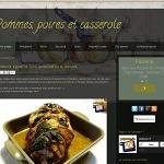 Pommes, poires et casserole