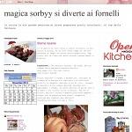 Magica sorbyy  si diverte ai fornelli